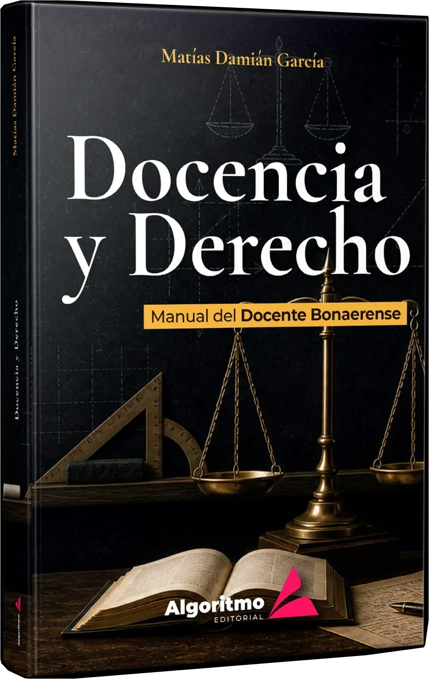 Tapa del libro Docencia y Derecho: Manual del Docente Bonaerense